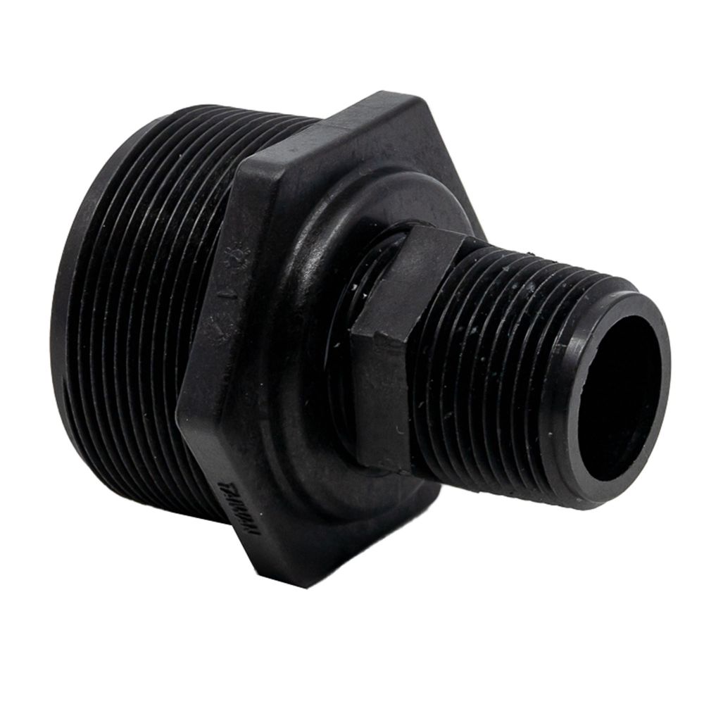 Image de Réduit de 2" Mâle x 1" Mâle, Fileté NPT en Polypropylène Renforcé