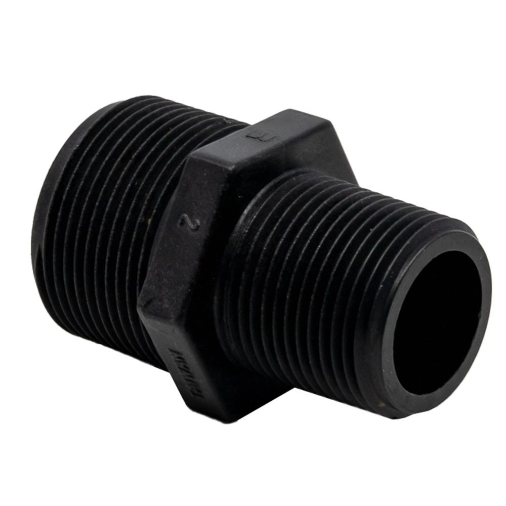 Image de Réduit de 1-1/4" Mâle x 1" Mâle, Fileté NPT en Polypropylène Renforcé