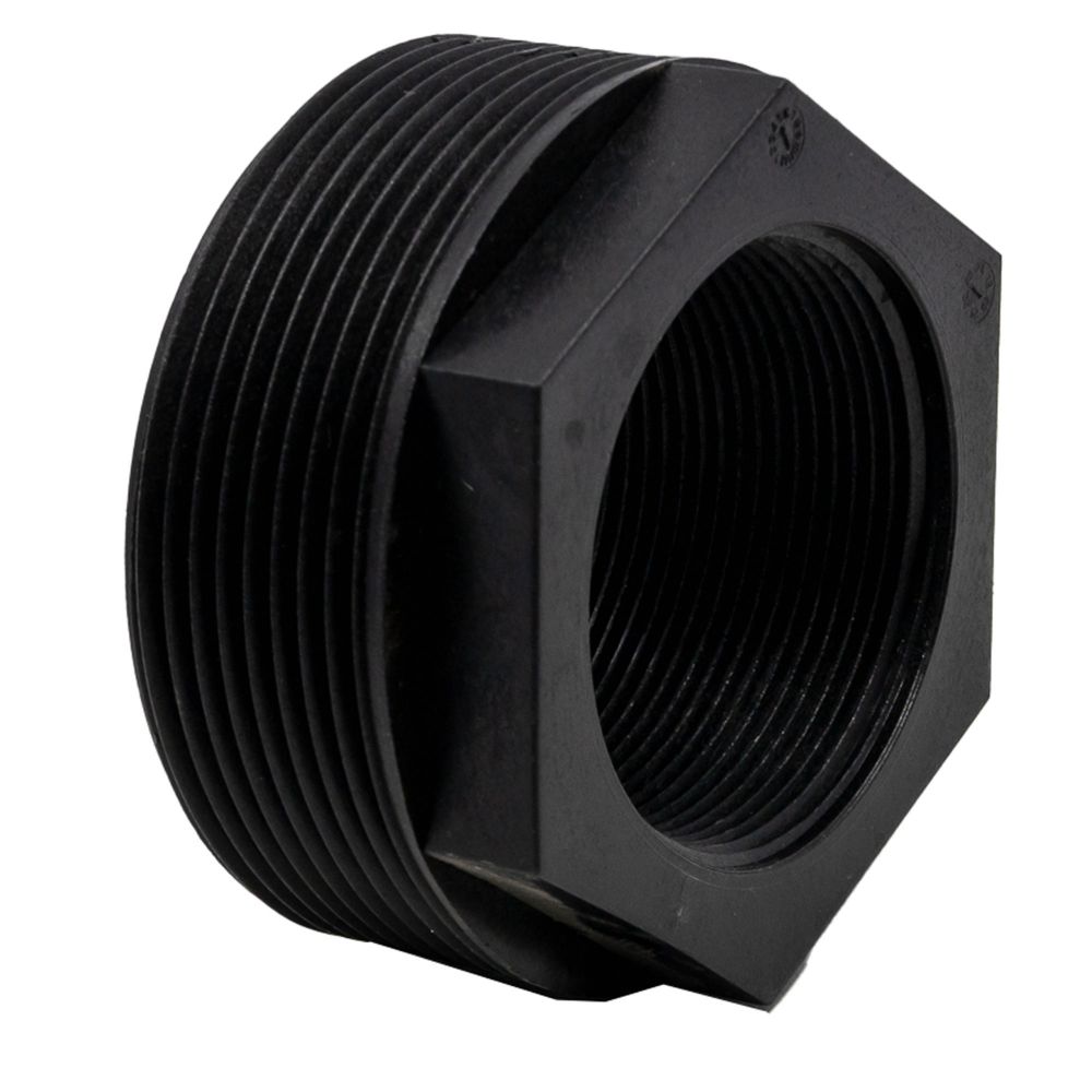 Image de Réduit de 3" Mâle x 2" Femelle, Fileté NPT en Polypropylène Renforcé