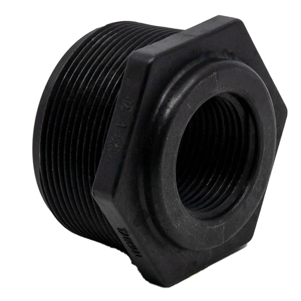 Image de Réduit de 2" Mâle x 1" Femelle, Fileté NPT en Polypropylène Renforcé