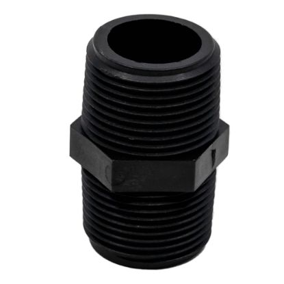 Picture of 1" Reinforced Polypropylene Pipe Nipple, Male x Male NPT Thread