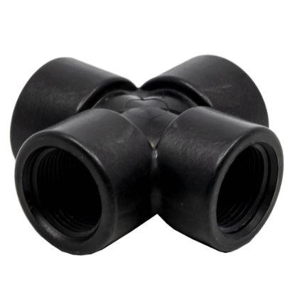 Picture of 1"  Cross Fitting, Reinforced Polypropylene