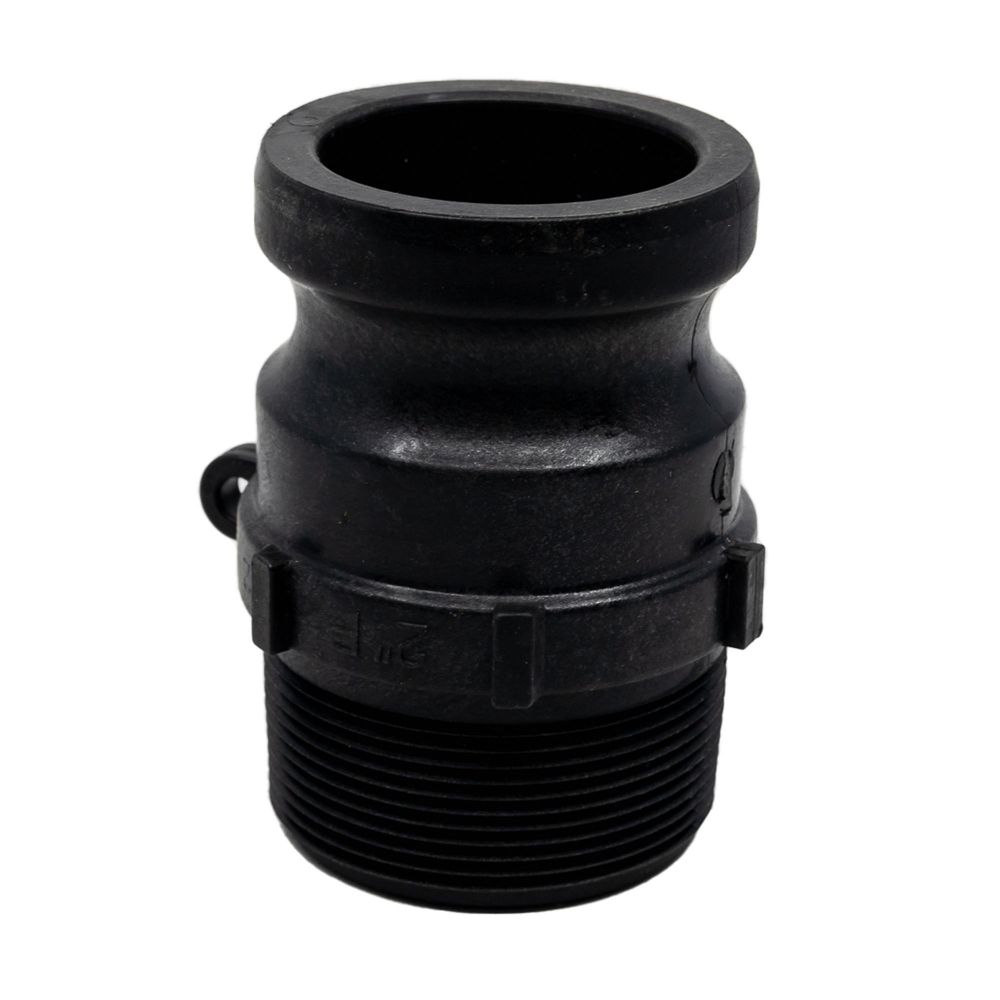 Image de Adaptateur 2" Camlock Mâle x Fileté Mâle NPT en Polypropylène Renforcé