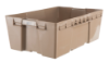 Bac plastique alimentaire beige