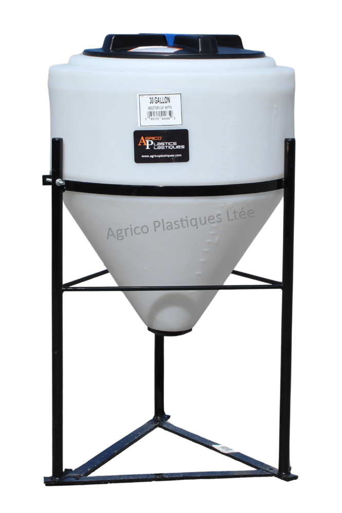 Réservoir Conique Plastique 30 Gallons