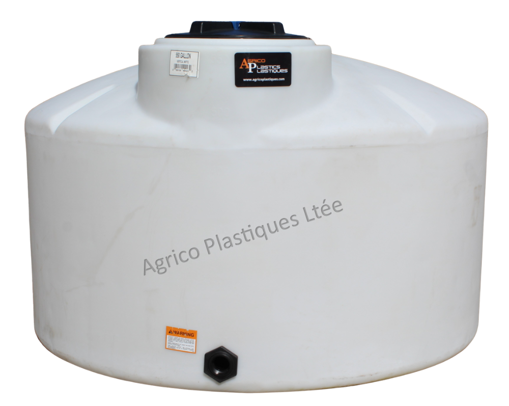 Réservoir Vertical Plastique 500 Gallons