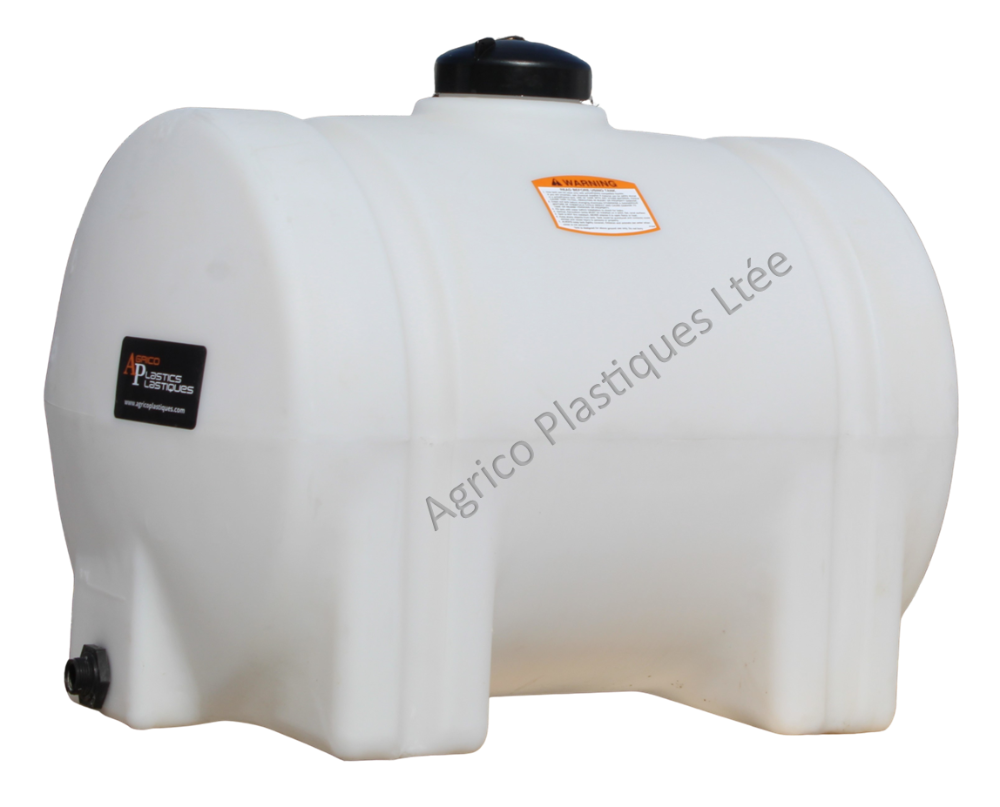 Réservoir Horizontal Plastique 50 Gallons