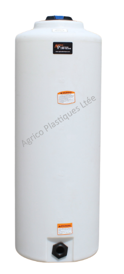 Réservoir Vertical 100 Gallons en Plastique