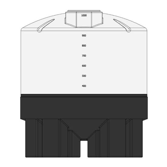 Réservoir Conique Plastique 1000 Gallons