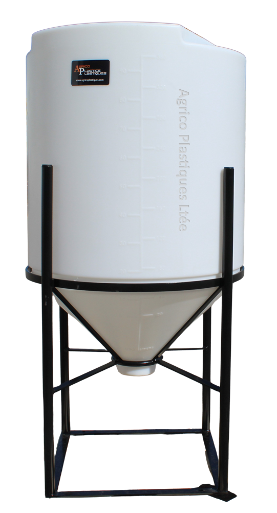 Réservoir conique de 400 litres